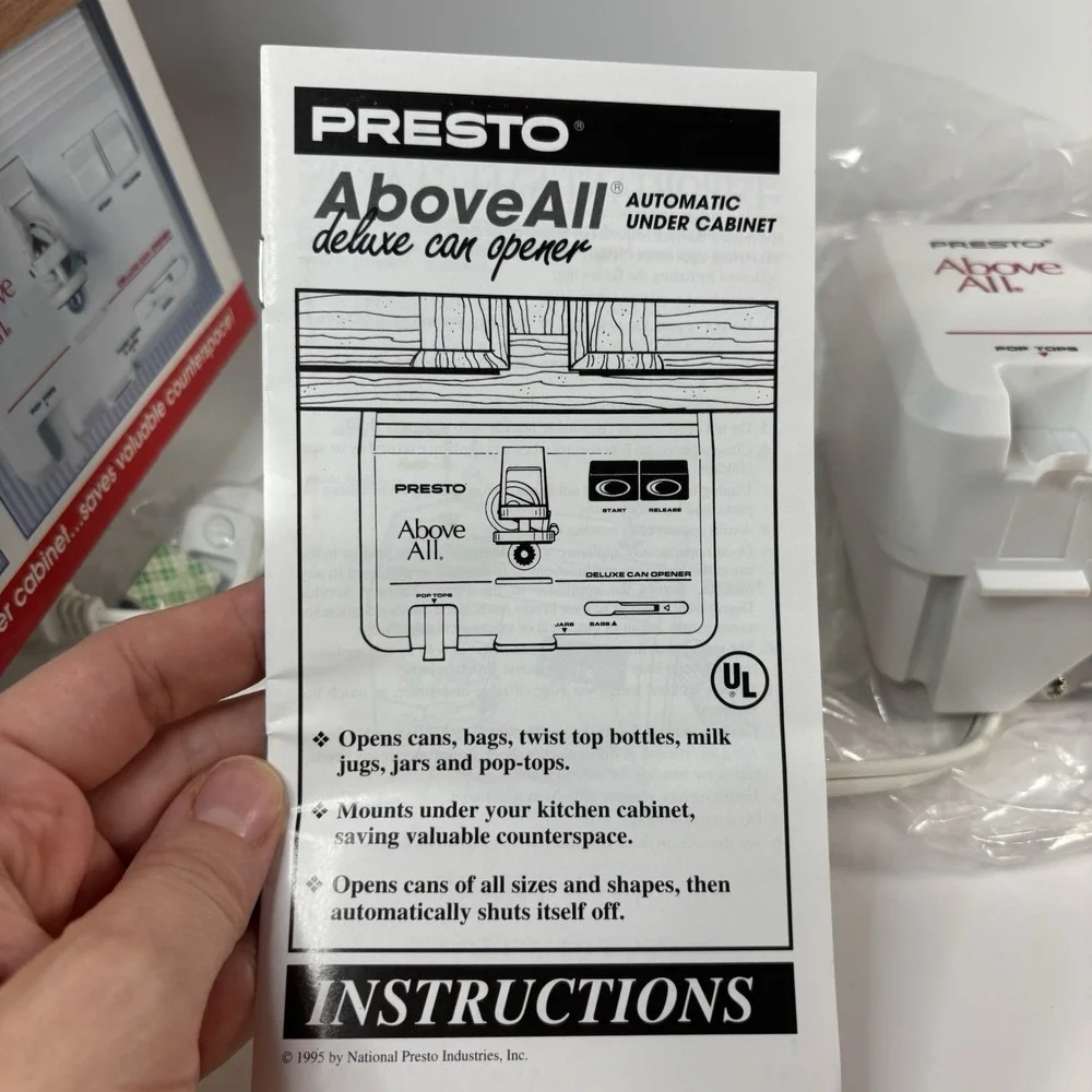 presto under cabinet can opener